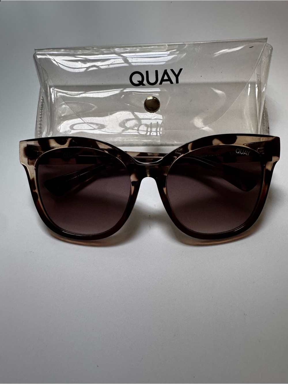 Quay Australia Tortoiseshell Cat Eye Sunglasses - Brown